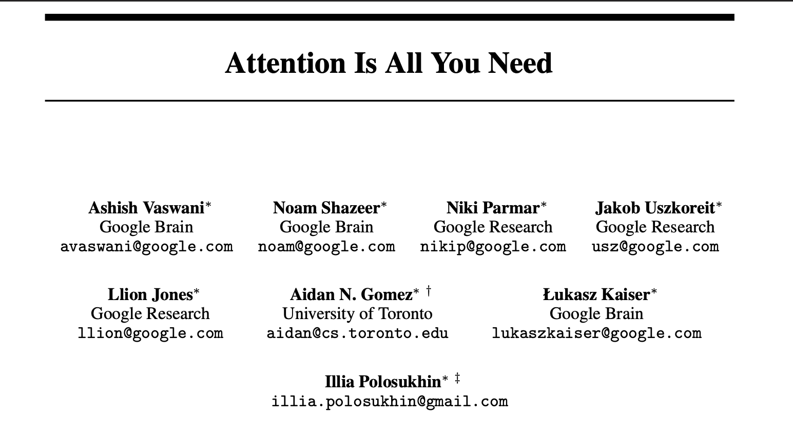 Attention Is All You Need paper